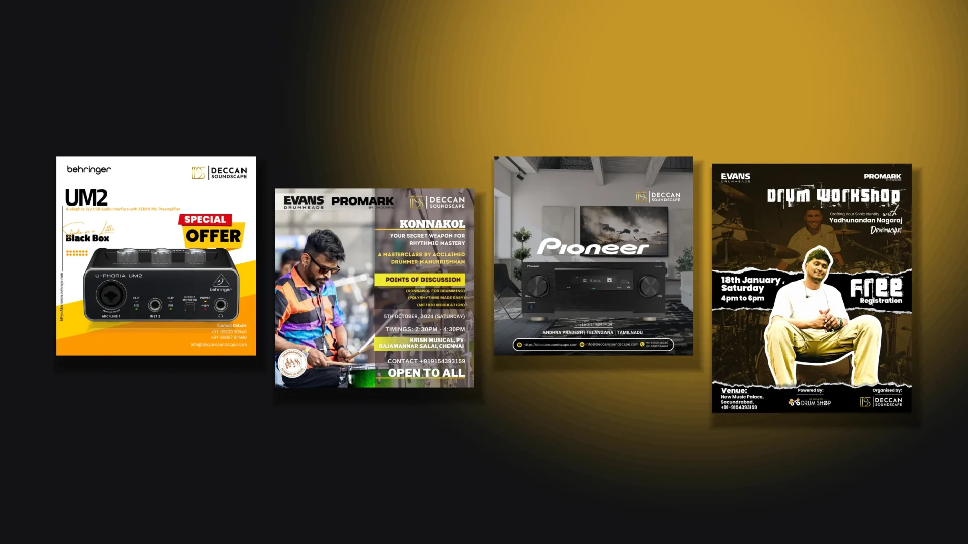 Deccan Soundscape — pro audio, made visible