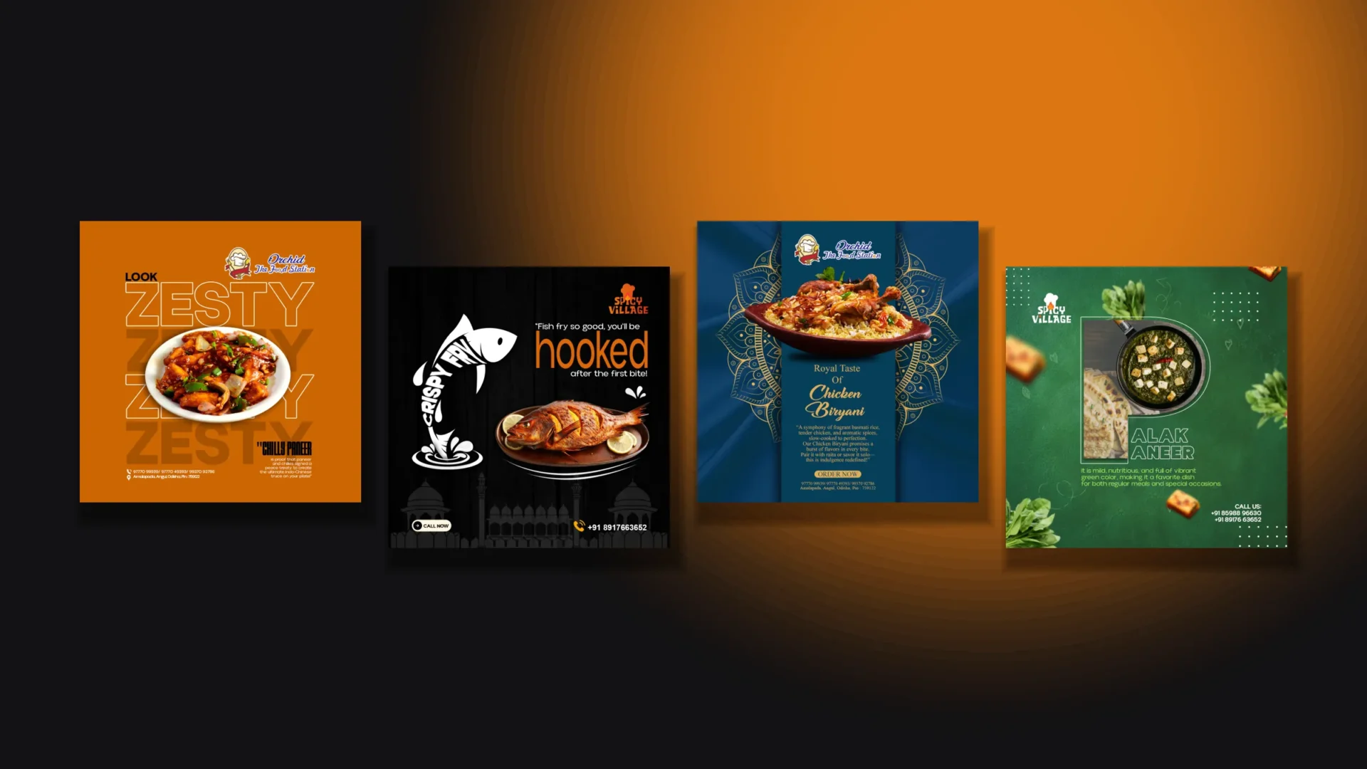 Restaurant social media — Spicy Village & Orchid