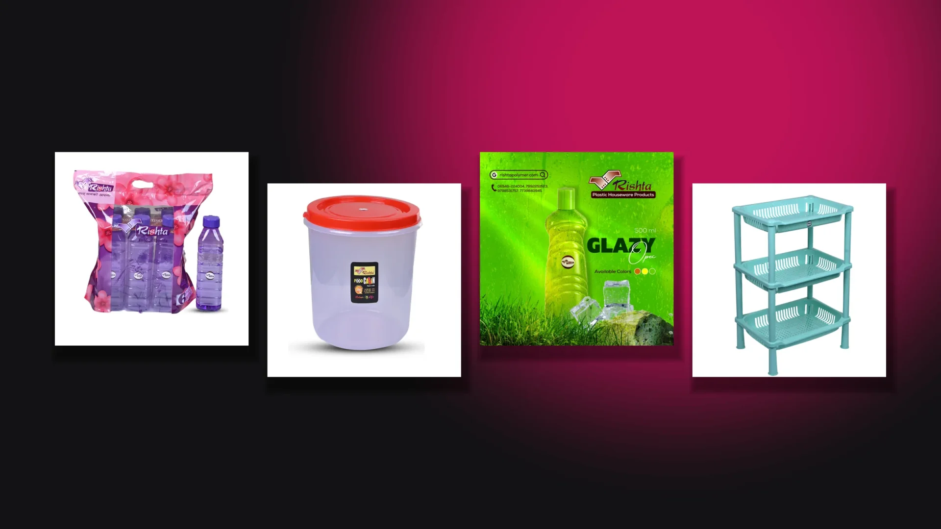 Rishta Polymer — houseware, shelf-ready